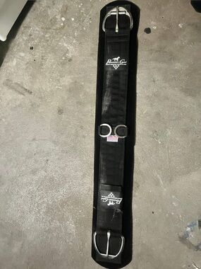 Professionals Choice SMx black neoprene western cinch size 30